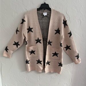 Gilli Black and Cream Knit Sweater